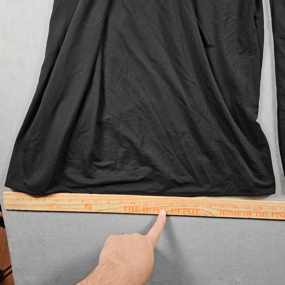 NEW OGL Move Wide Leg Pants Womens Large Black Bamboo Blend Lounge Yoga - Picture 8 of 9